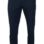 Piet Elastische Taille Broek | Hoorn Blauw | www.pietkoopmans.nl