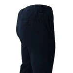 Piet Elastische Taille Broek | Hoorn Blauw | www.pietkoopmans.nl
