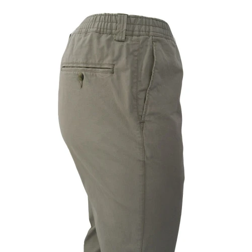 Piet Elastische Taille Broek | Hoorn Khaki | www.pietkoopmans.nl