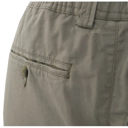 Piet Elastische Taille Broek | Hoorn Khaki | www.pietkoopmans.nl