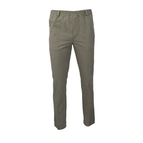 Piet Elastische Taille Broek | Hoorn Khaki | www.pietkoopmans.nl