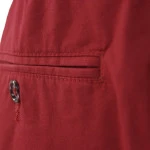 Piet Elastische Taille Broek | Hoorn Rood | www.pietkoopmans.nl