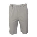 Piet Elastische Taille Korte Broek | Hilversum Grijs | www.pietkoopmans.nl