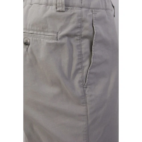 Piet Elastische Taille Korte Broek | Hilversum Grijs | www.pietkoopmans.nl