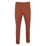 Piet Elastische Taille Broek Zomer | Zeist Brique | www.pietkoopmans.nl