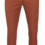 Piet Elastische Taille Broek Zomer | Zeist Brique | www.pietkoopmans.nl