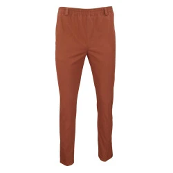Piet Elastische Taille Broek Zomer | Zeist Brique