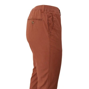 Piet Elastische Taille Broek Zomer | Zeist Brique