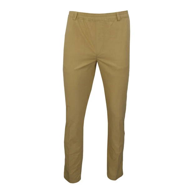Piet Elastische Taille Broek Zomer | Zeist Mais | www.pietkoopmans.nl