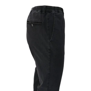 Piet Elastische Taille Broek | Antraciet Jeans
