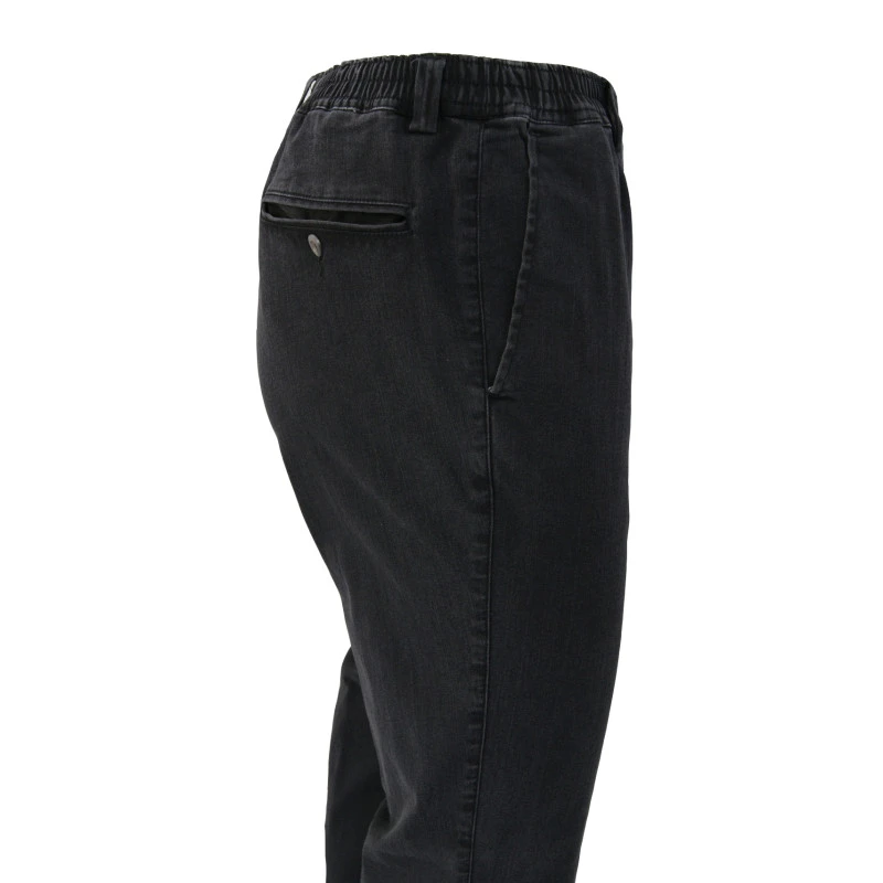 Piet Elastische Taille Broek | Extra Lang Jeans Antra