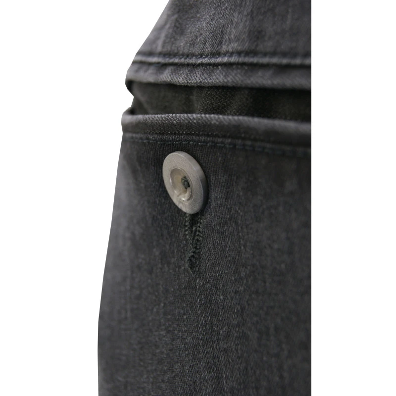 Piet Elastische Taille Broek | Antraciet Jeans | www.pietkoopmans.nl