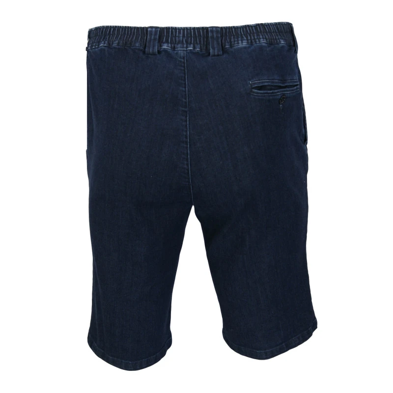 Elastische taille Jeans Kort | Donker Denim | www.pietkoopmans.nl
