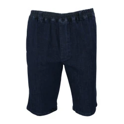 Elastische taille Jeans Kort | Donker Denim