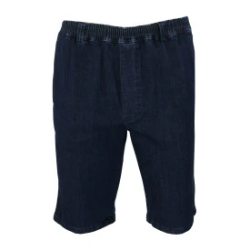 Elastische taille Jeans Kort | Donker Denim