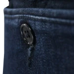 Elastische taille Jeans Kort | Donker Denim | www.pietkoopmans.nl