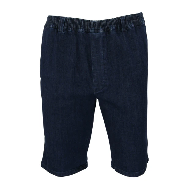 Elastische taille Jeans Kort | Donker Denim | www.pietkoopmans.nl