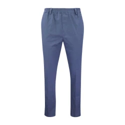 Piet Elastische Taille Broek | Duindorp Indigo Print