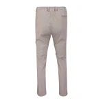 Piet Elastische Taille Broek | Duindorp Beige Print | www.pietkoopmans.nl