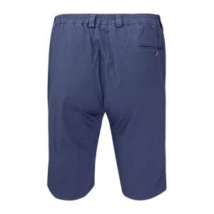 Elastische Taille Korte Broek | Indigo Print