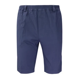 Elastische Taille Korte Broek | Indigo Print