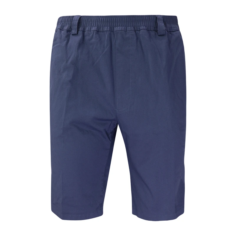 Elastische Taille Korte Broek | Indigo Print | www.pietkoopmans.nl