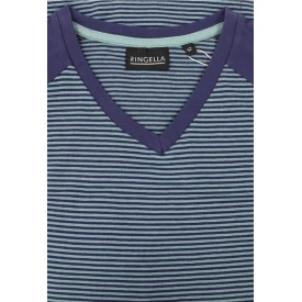Ringella Nachthemd | Mint Blauw Gestreept