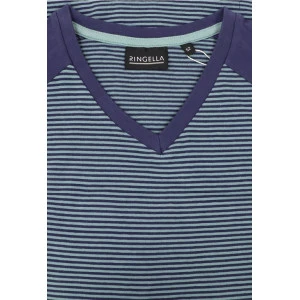 Ringella Nachthemd | Mint Blauw Gestreept