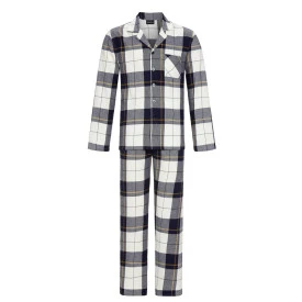 Ringella Pyjama Flanel | Marine Wit Geruit