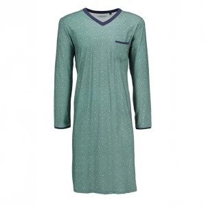 Ringella Nachthemd Lange Mouw | Groen Print