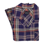 Ringella Tricot Pyjama | Brique Groen Geruit | www.pietkoopmans.nl