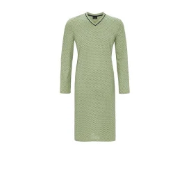 Ringella Nachthemd Lange Mouwen| Groen Print