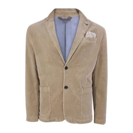 S4 Ribcord Katoen Colbert | Camel