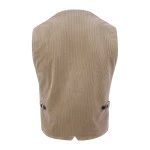 S4 Prague Rib Gilet | Beige | www.pietkoopmans.nl