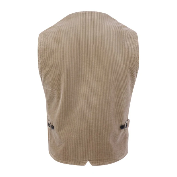 S4 Prague Rib Gilet | Beige | www.pietkoopmans.nl
