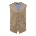 S4 Prague Rib Gilet | Beige | www.pietkoopmans.nl