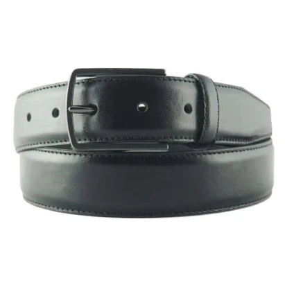 Lederen Riem Gesp | Zwart | www.pietkoopmans.nl