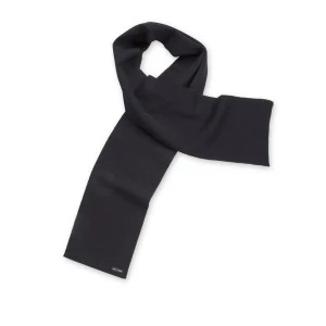 Saint James Gebreid Wollen Shawl | Uni Navy