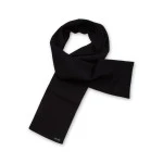Saint James Gebreid Wollen Shawl | Uni Zwart | www.pietkoopmans.nl