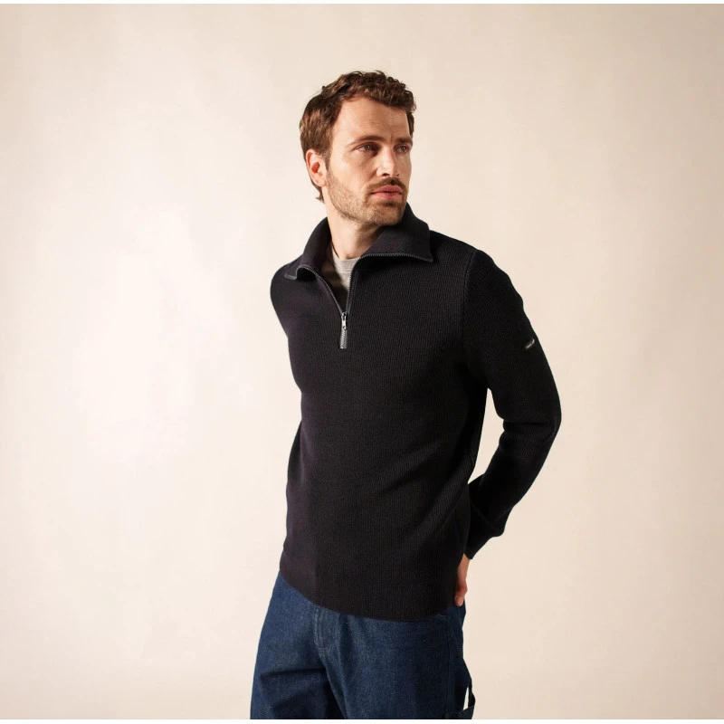 Saint James Schippertrui Contentin | Navy | www.pietkoopmans.nl