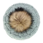 Seeberger Alpino Muts Pompon | Mint | www.piekoopmans.nl