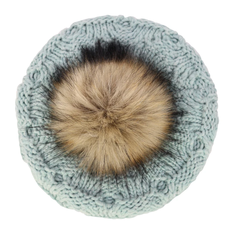 Seeberger Alpino Muts Pompon | Mint | www.piekoopmans.nl