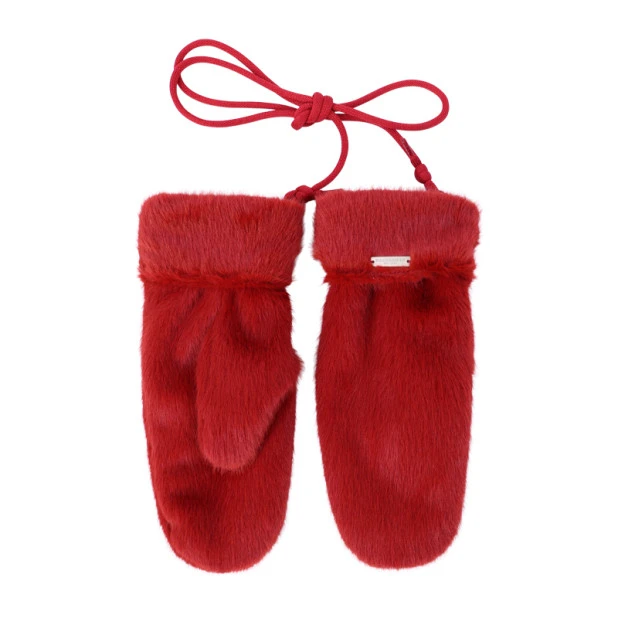 Seeberger Dames Fluffy Wanten | Diep Rood | www.pietkoopmans.nl