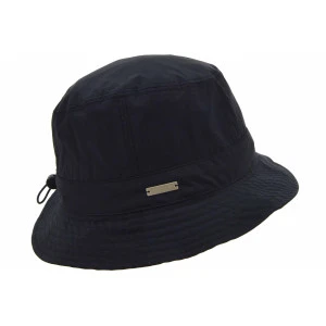 Seeberger Rain Bucket Hat | Zwart