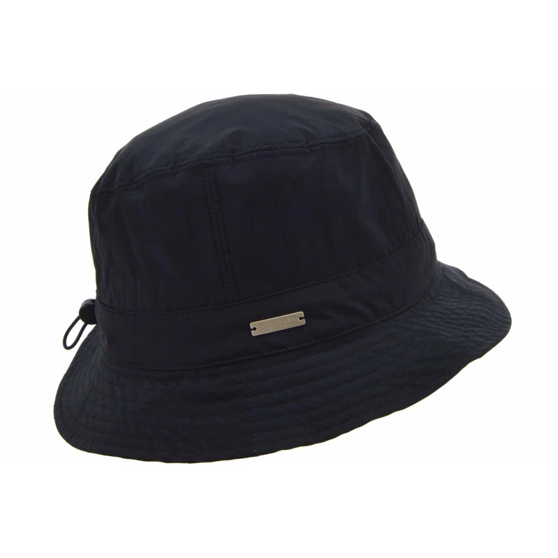 Seeberger Rain Bucket Hat | Zwart | www.pietkoopmans.nl