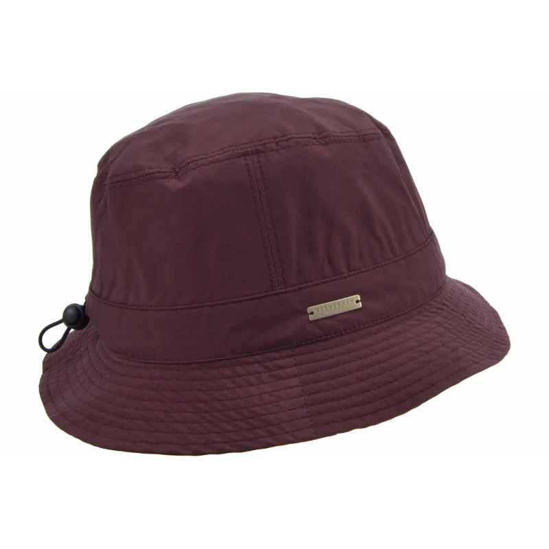 Seeberger Rain Bucket Hat | Bourgundy | www.pietkoopmans.nl