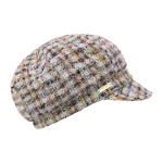 Seeberger dames ballonpet | Lichtblauw Tweed
