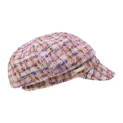 Seeberger dames ballonpet | Lilac Tweed