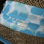 Seeberger Half Rond Hoed | Aqua Print | www.pietkoopmans.nl