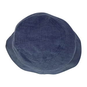 Seebereger Linnen Bucket Hat | Blauw